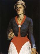Kasimir Malevich The Portrait of artist-s wife oil on canvas